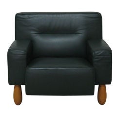 Leather Armchair by Moroso
