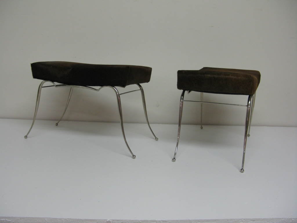 Pair of French Metal Benches 2