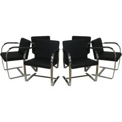 Set of 6 Brno Chairs by Ludwig Mies van der Rohe