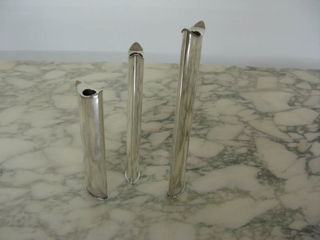 Set of Three Bud Vases by Sabbattini In Good Condition In Brooklyn, NY