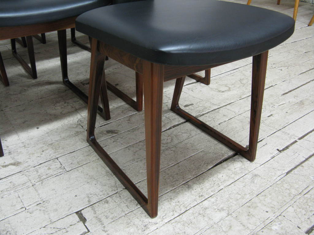 Mid-20th Century Set of 10 Dining Chairs by Arne Vodder