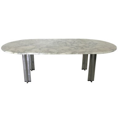 Marble-Top Table by Pascal Mourgue for Knoll at 1stDibs