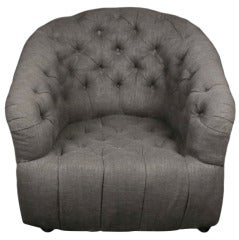 Low Button Lounge Chair