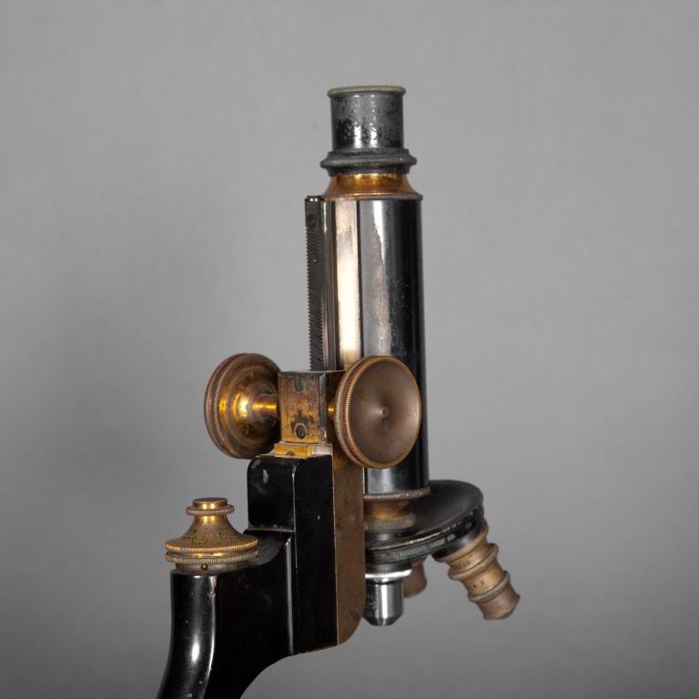 American Antique Monocular Laboratory Microscope by Spencer Lens Co.
