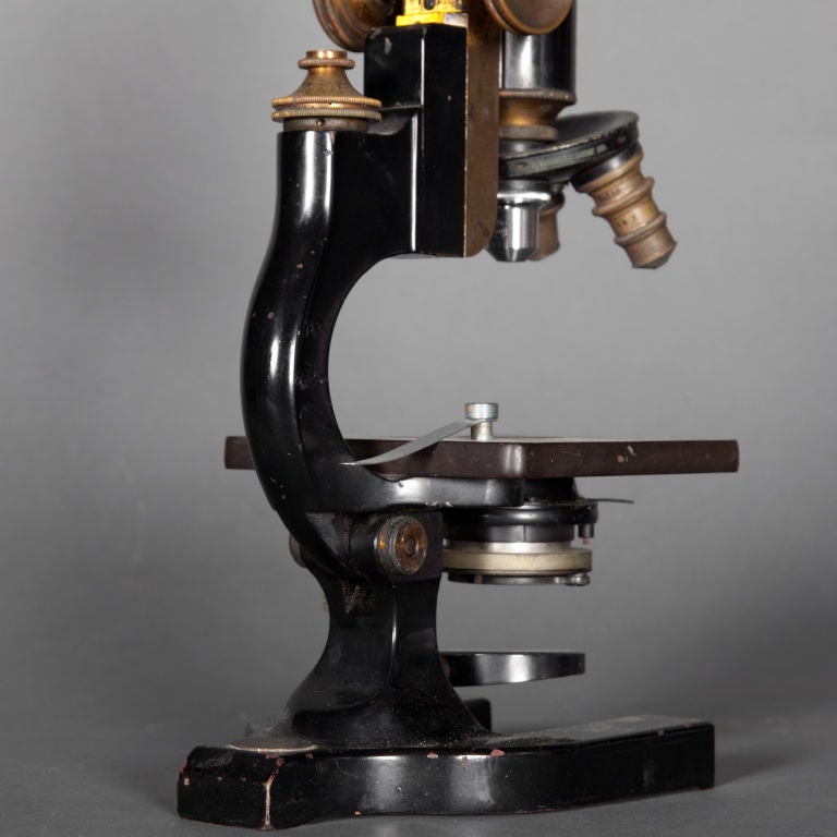20th Century Antique Monocular Laboratory Microscope by Spencer Lens Co.