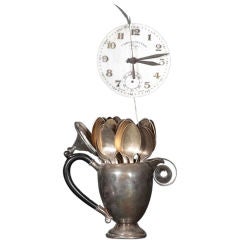Antique Spoons Clock