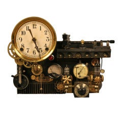 Operational steam punk clock