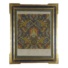 Original wall paper design, gouache on paper Antique Original wall paper design, gouache on paper