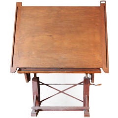 Vintage Large Drafting Table