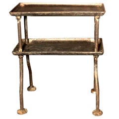 A Heavy Metal Side Table