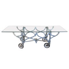 Vintage Graceful Fold-Up Coffee Table