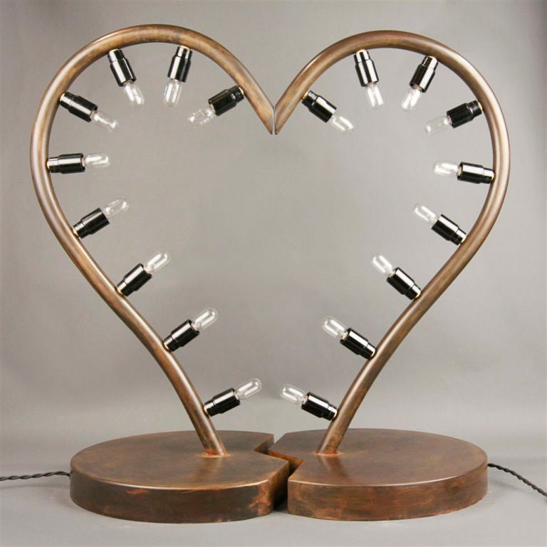 Contemporary Mended Heart Light I For Sale