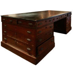 Vintage Partner Desk Vintage Partner Desk