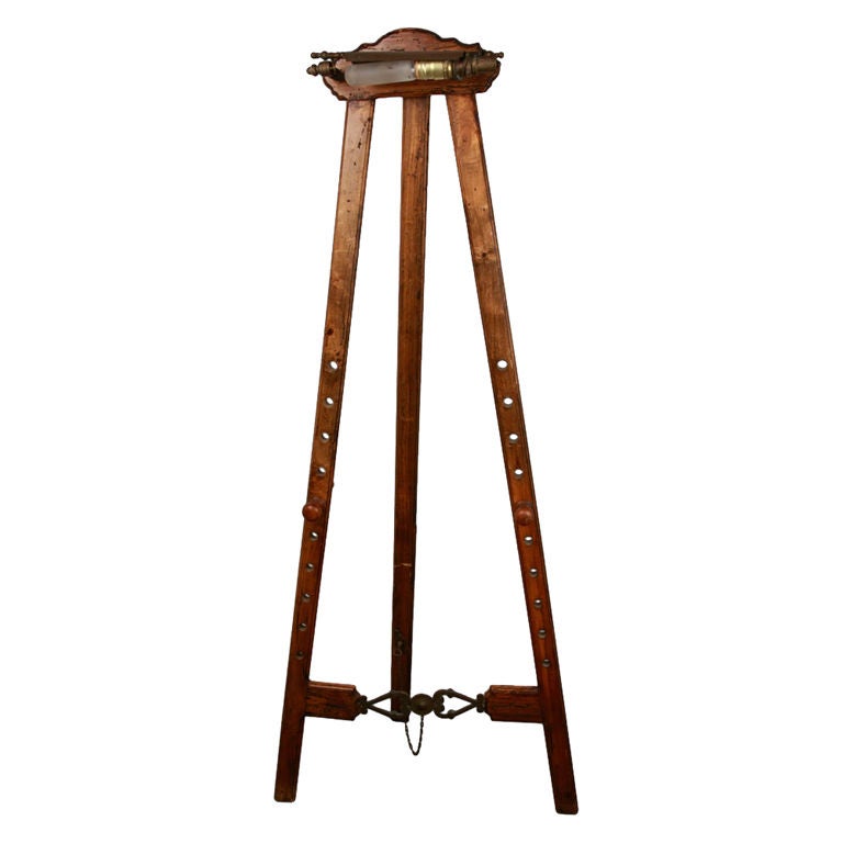 Antique British Painting Easel For Sale