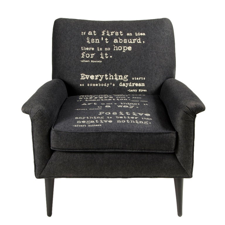 Wordy Armchair For Sale