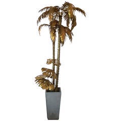 Early 20th Century Maison Jansen Palm Tree Sculpture