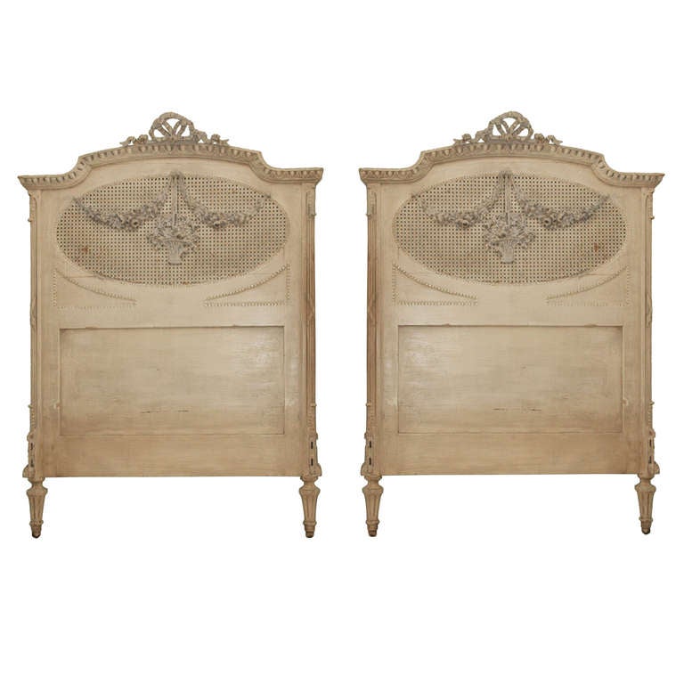 Pair of Italian C1870 Headboards at 1stdibs