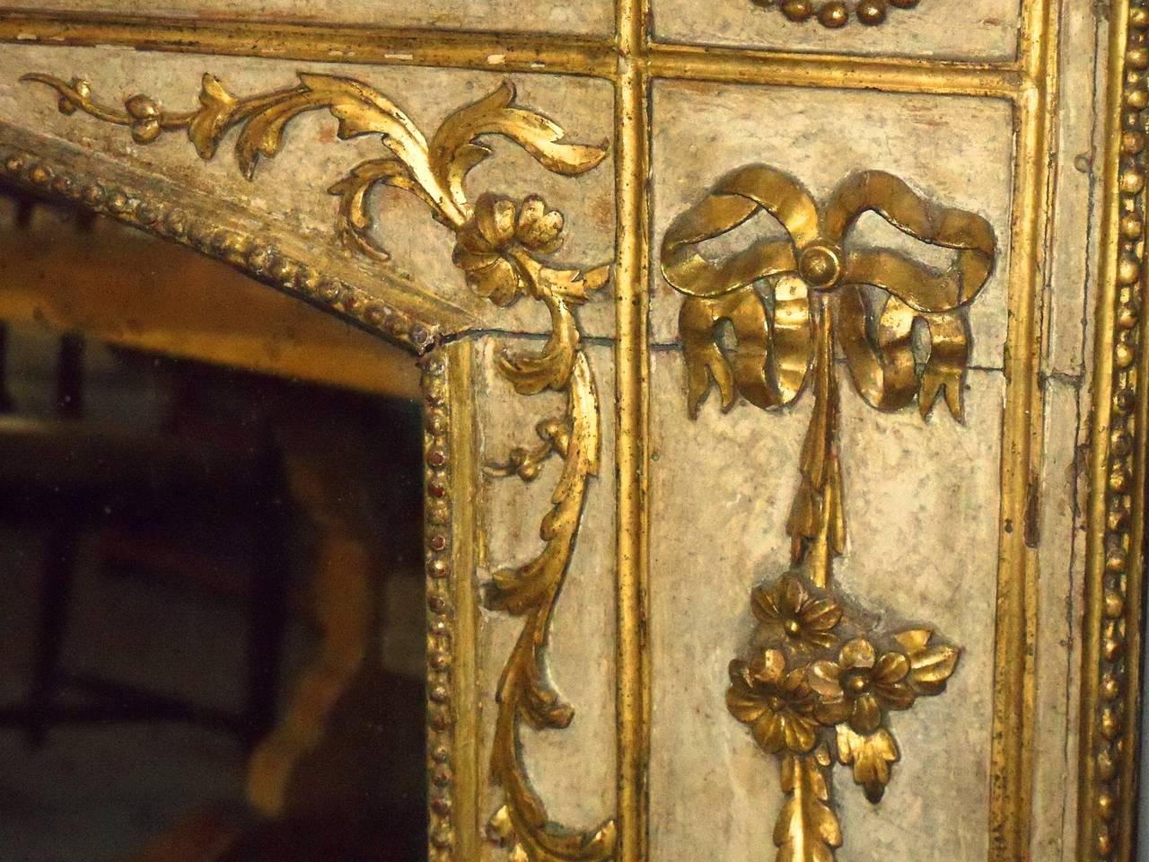 Carved Early 19th Century Italian Mirror