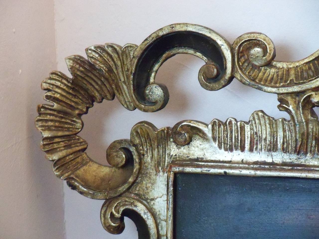 Carved 19th Century Rococo Style Headboard