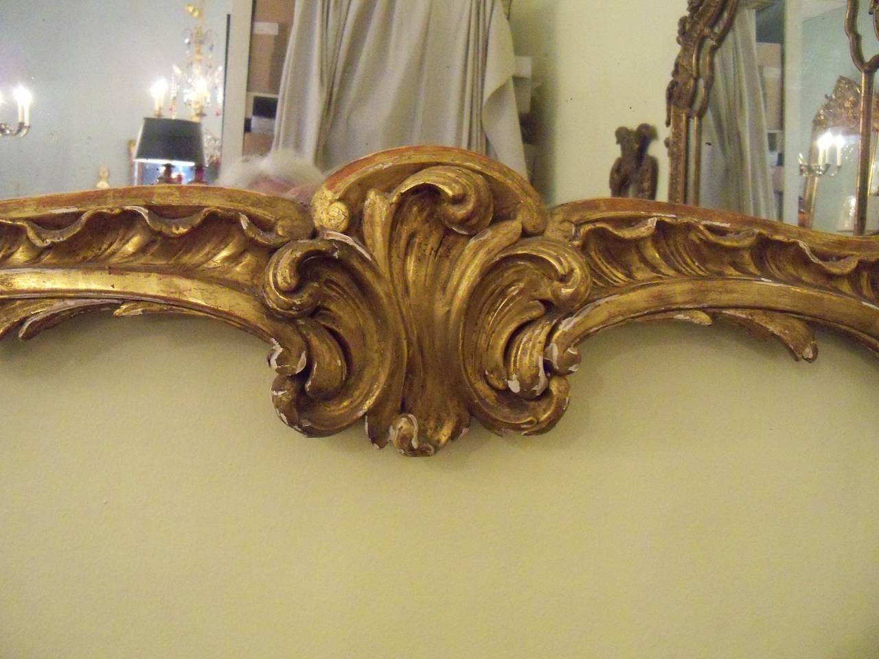 French Early 20th c. Maison Jansen Rococo Style Mirror