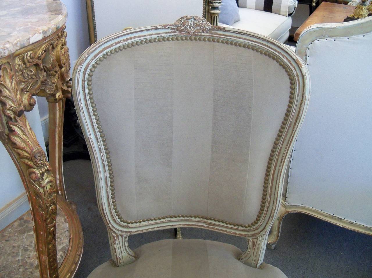 Set of 12 Louis XV Style Dining Chairs 2