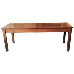 Antique Rustic Italian Wood Farm Table of Pine, Early 20th Century