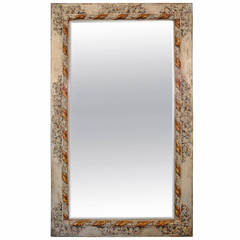 Rustic Painted Italian Mirror