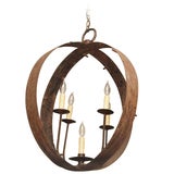 Italian Chandelier made of 19thc Industrial Iron
