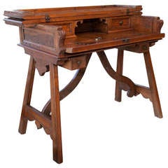 Antique 19th Century Spain Writing Desk