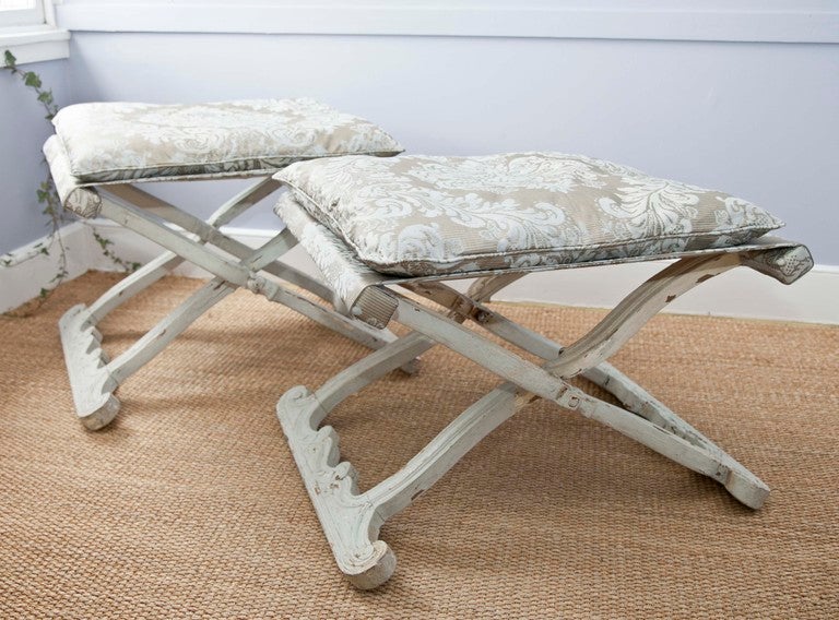 Pair of Folding Stools