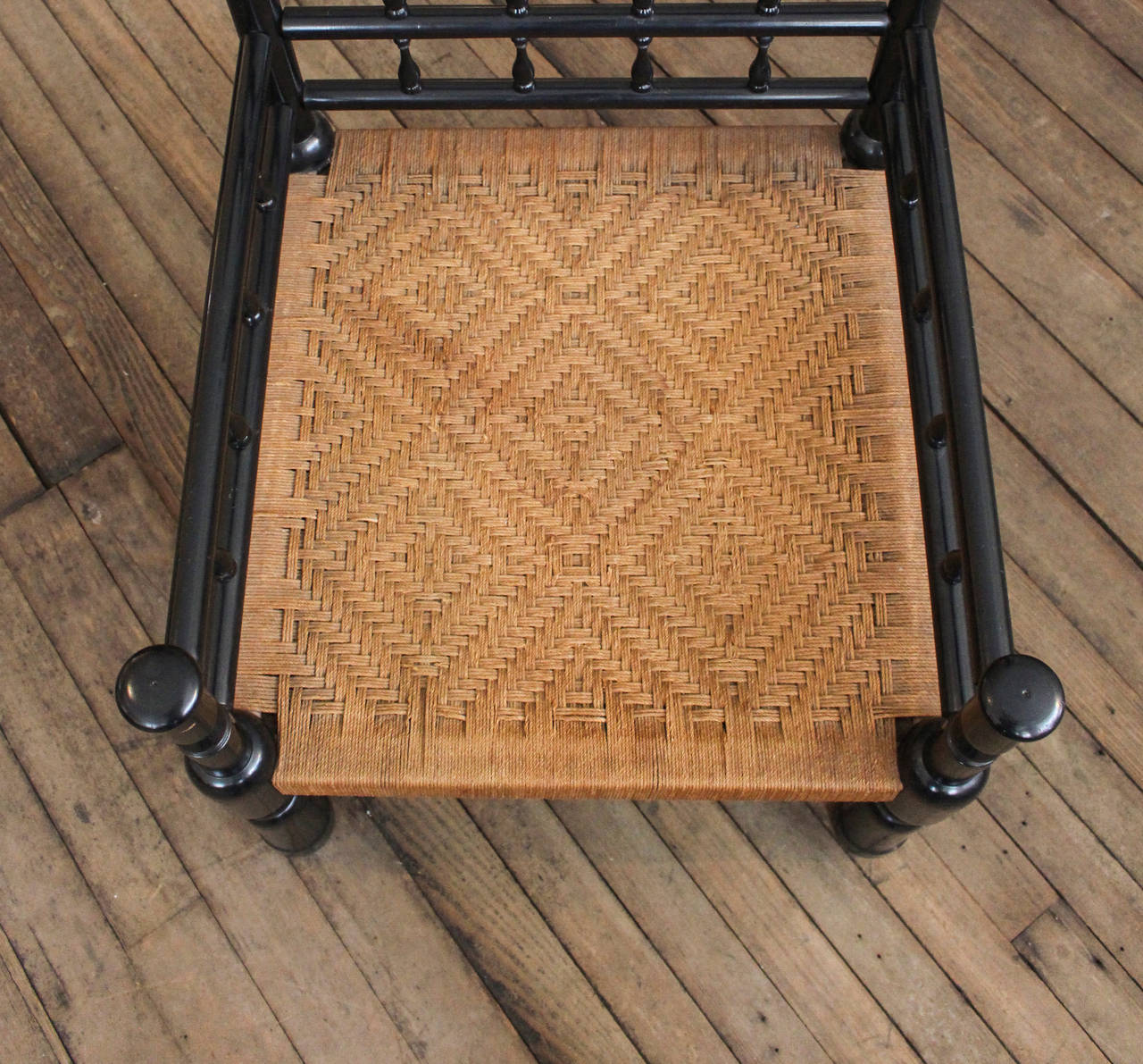 Decorative Burmese Ebonized Chair 3