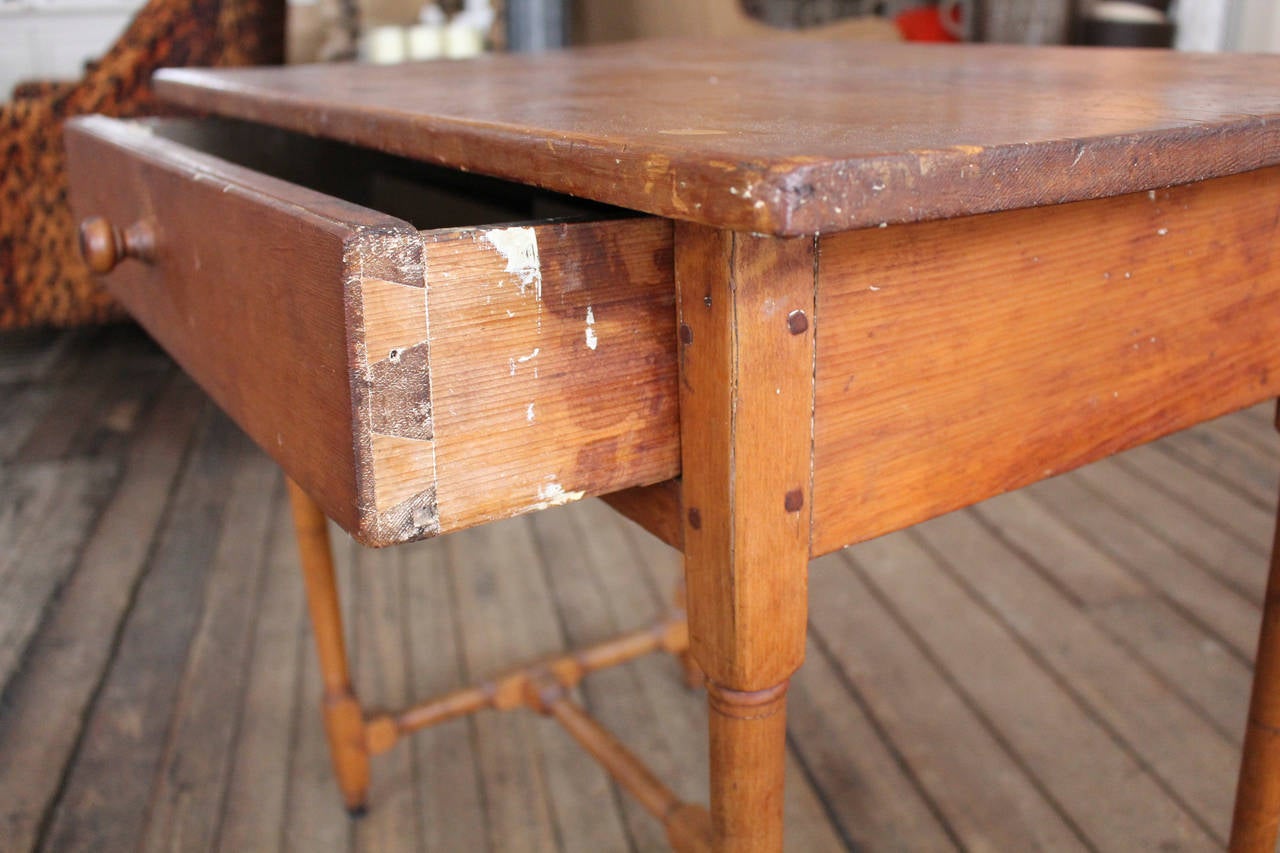 19th Century Pine Side Table 3