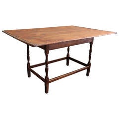 Antique 17th Century Pennsylvania Double Board Pine Table