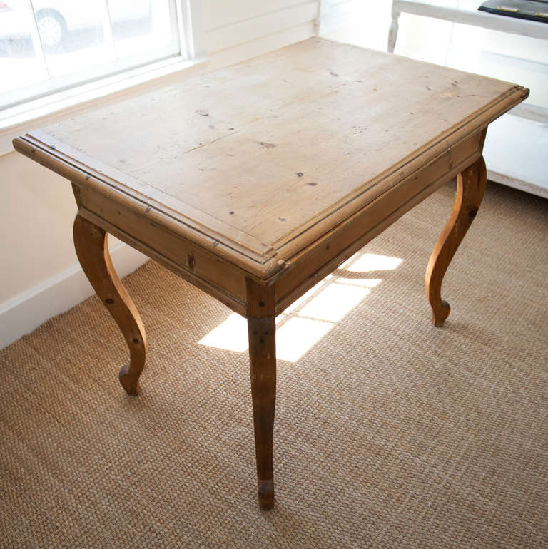 Swedish 19th Century Convertible Flip Top Table For Sale