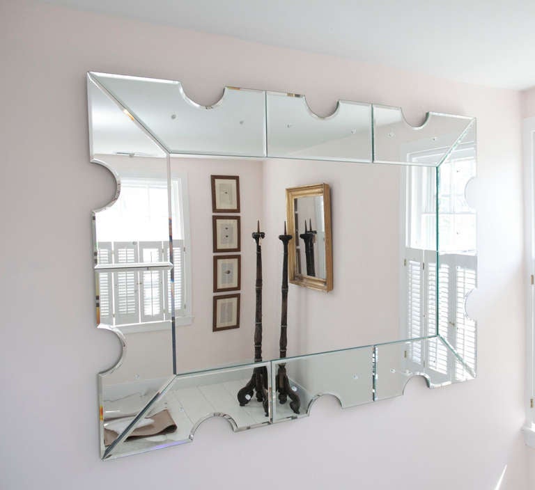 Monumental Decorative Beveled Mirror 1