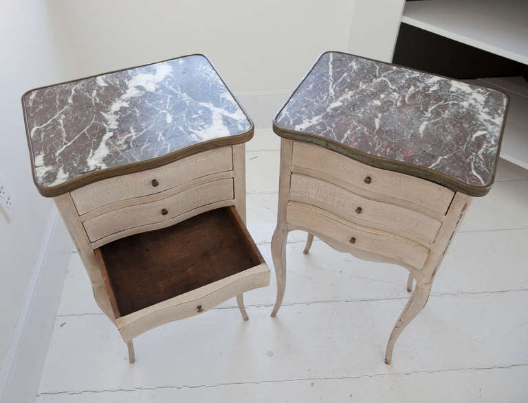 Pair of French 19th Century Night Stands In Good Condition In New Preston, CT