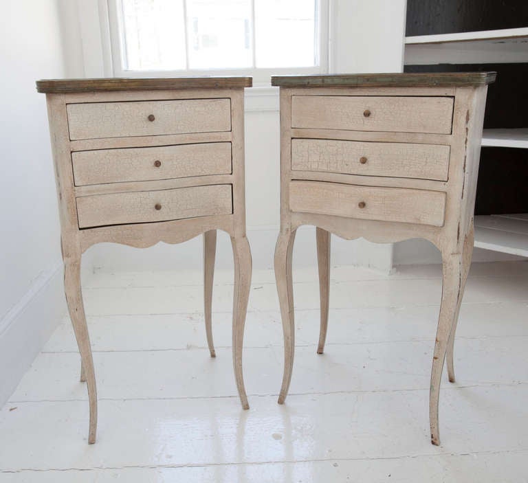 Pair of French 19th Century Night Stands 1