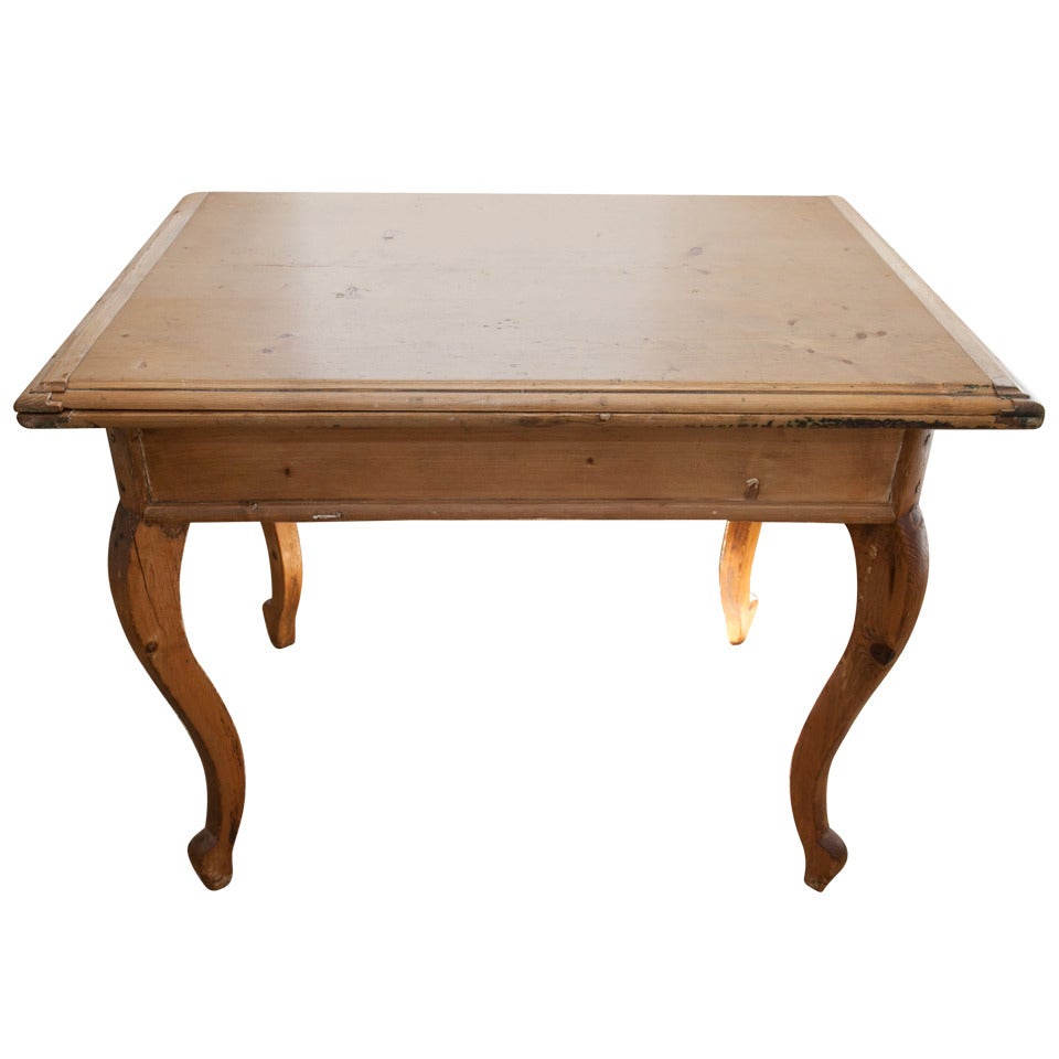 19th Century Convertible Flip Top Table For Sale