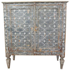 Antique Decoratively Painted Cabinet