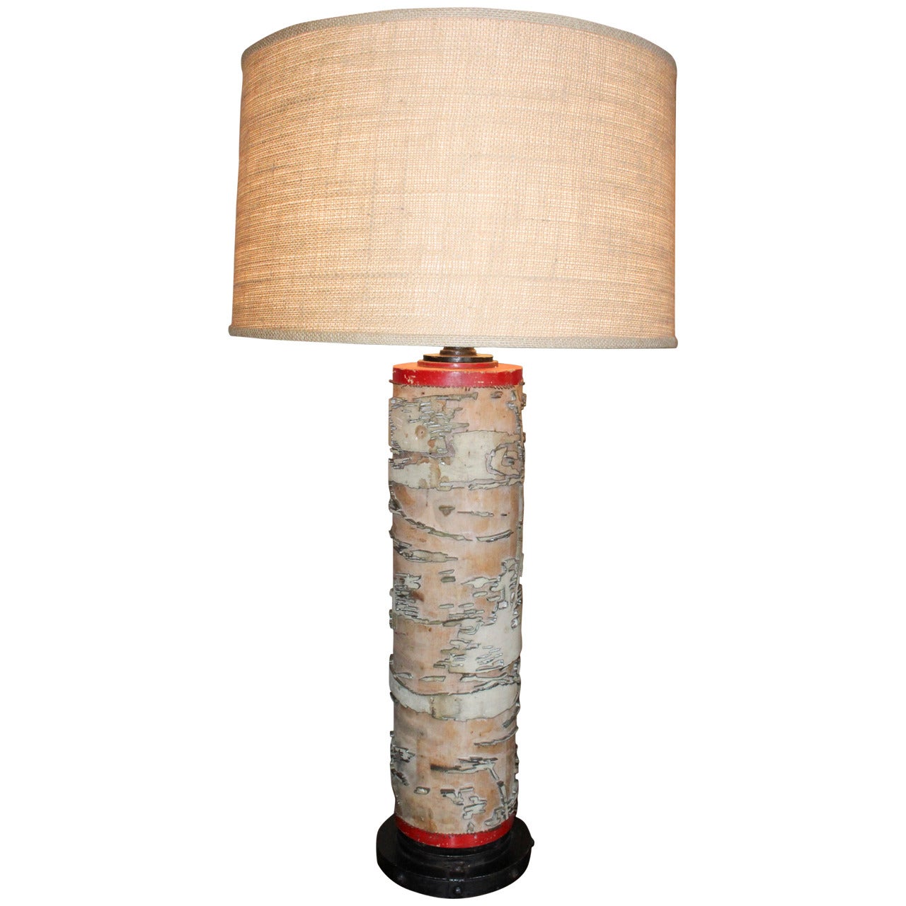 Vintage Wallpaper Roller Lamp