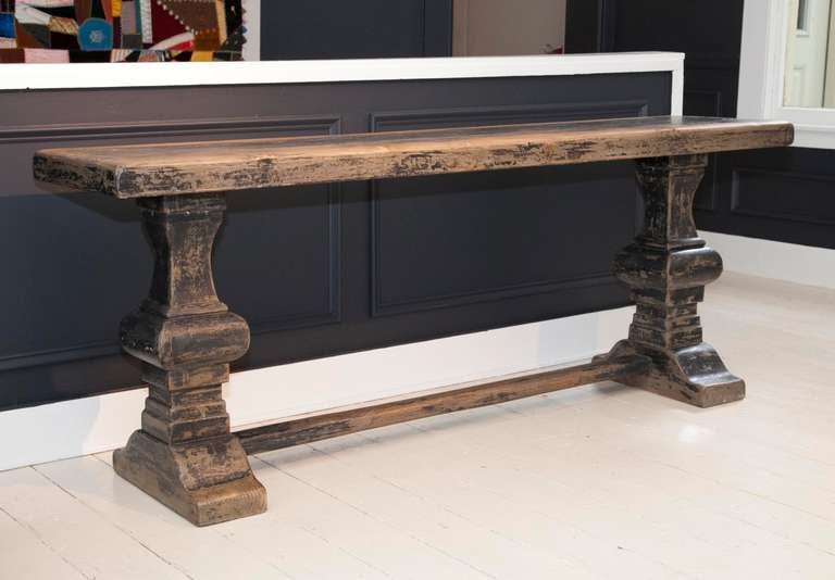 Thai Handcrafted Elmwood Console Table