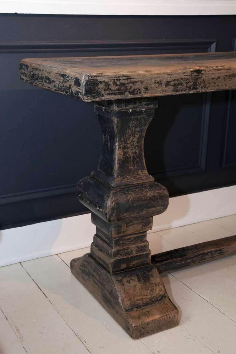 Handcrafted Elmwood Console Table 3