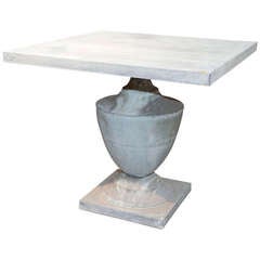 Zinc Urn-Form Table