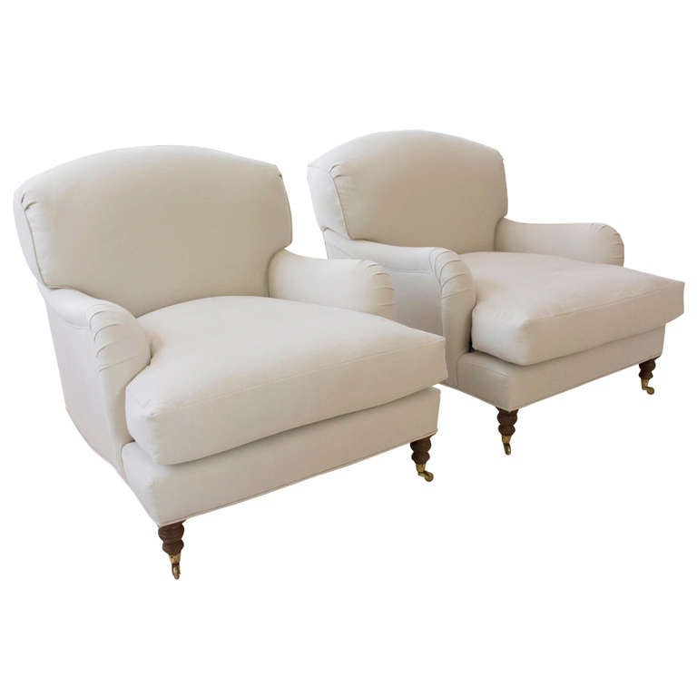 Pair of Handmade Bespoke George Sherlock Club Chairs at 1stDibs | sherlock  armchair, sherlock chairs