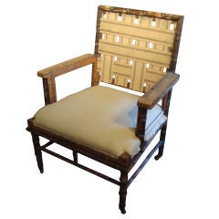 Bamboo Chair on Casters