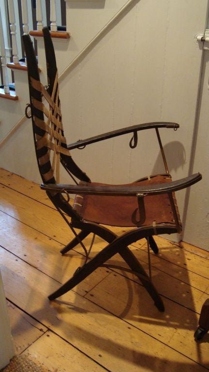 Argentine Artisan Made 'Harness' Arm Chair