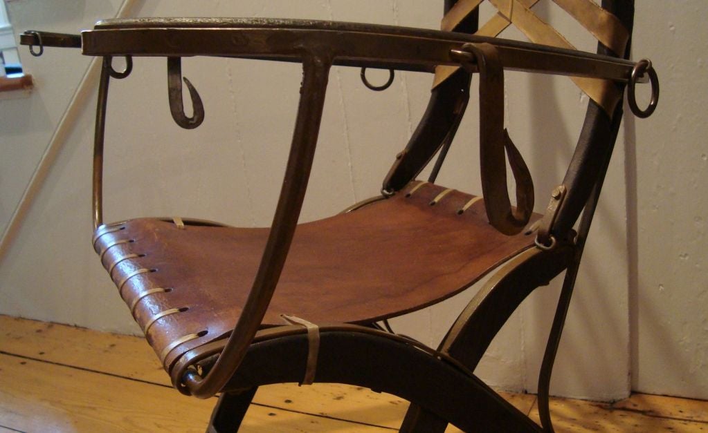 Contemporary Artisan Made 'Harness' Arm Chair