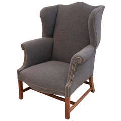 19th Century France Wingback Chair