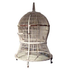Monumental Painted Birdcage