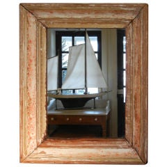 Swedish Paint and Gilt Mirror